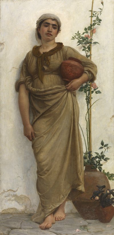 A Neapolitan Flower Seller, 1883 by Walter Maclaren